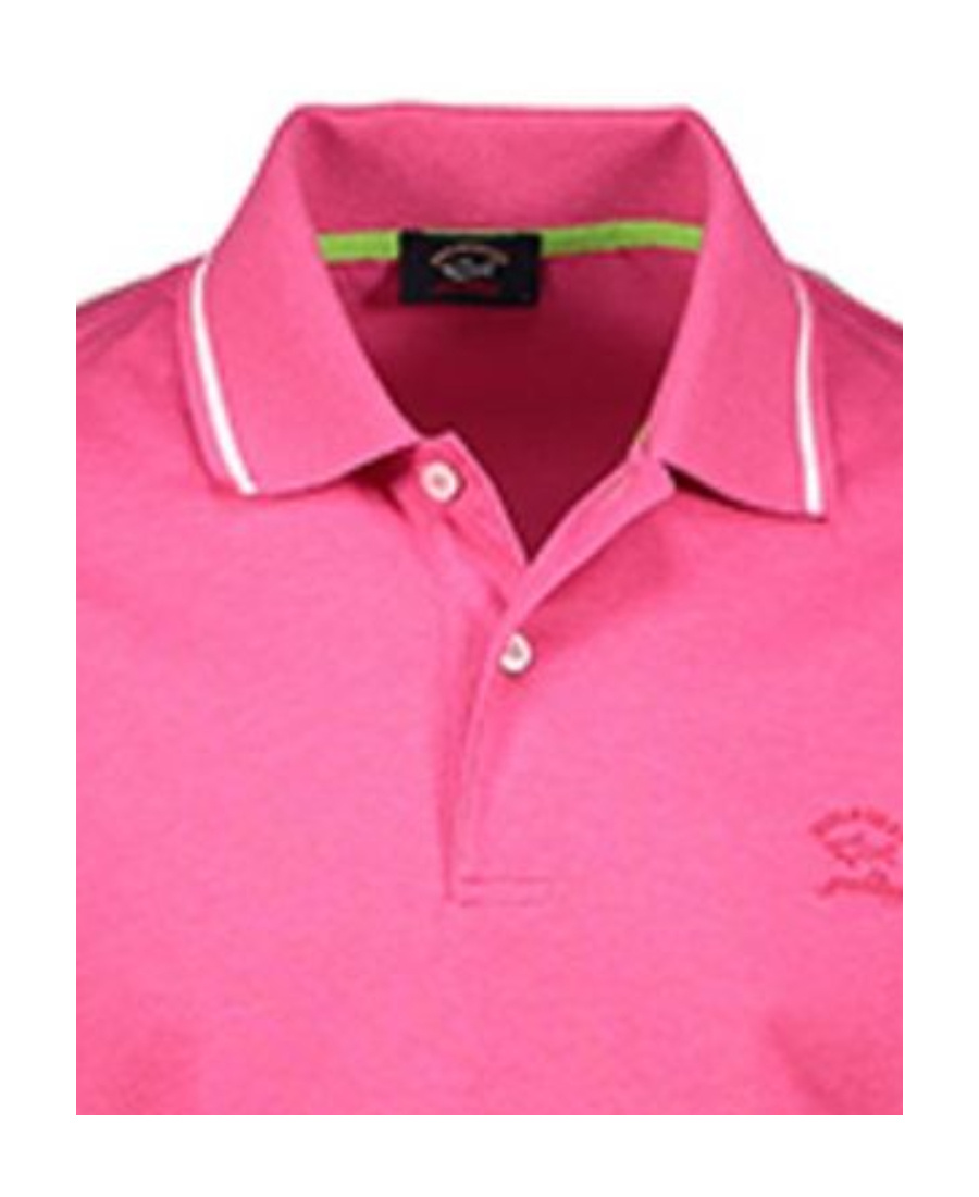 Paul & Shark Short-sleeved Polo Shirt In Pink