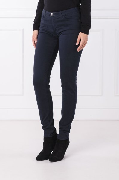 Emporio Armani Logo Details Jeans In Black