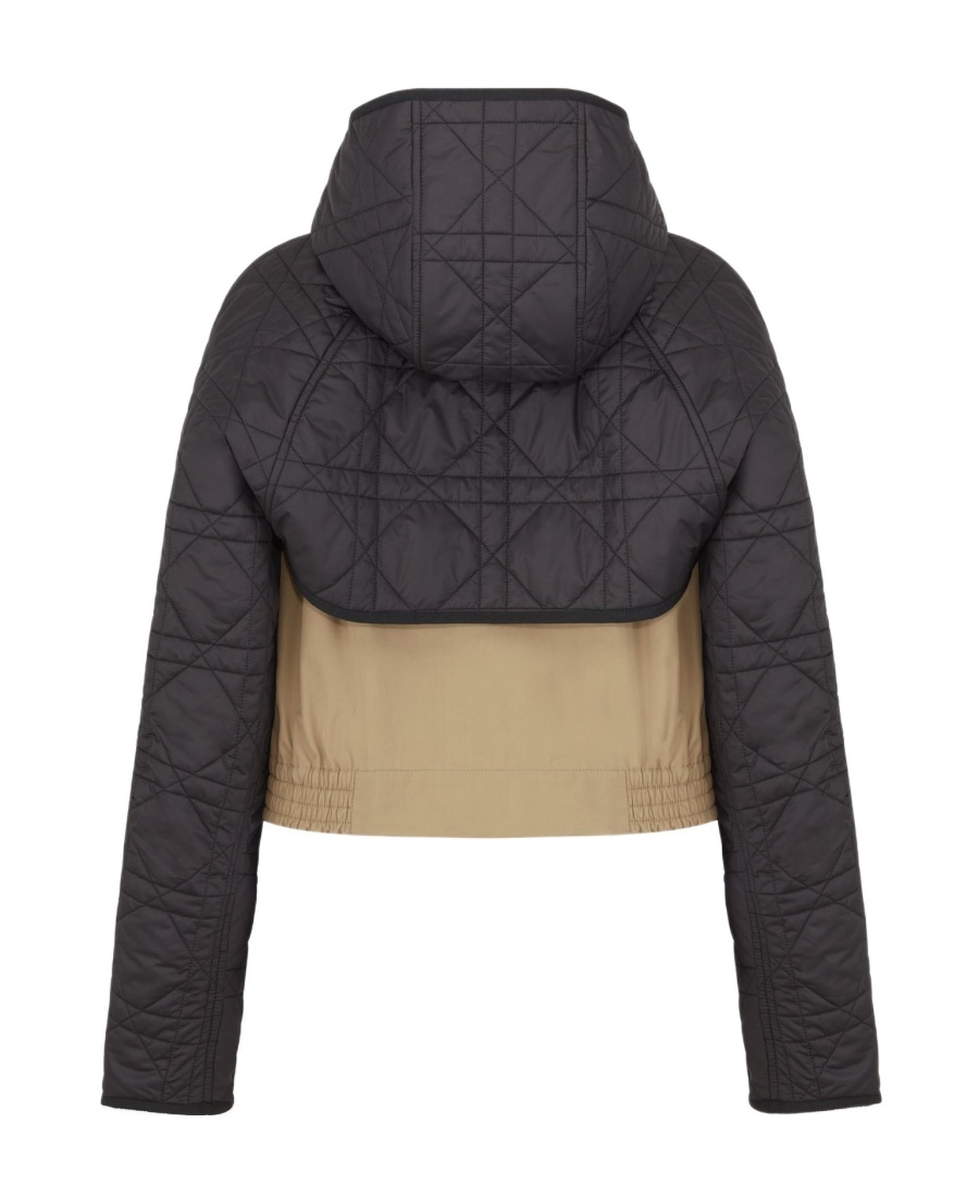 Dior Two-in-one Short Coat In Black