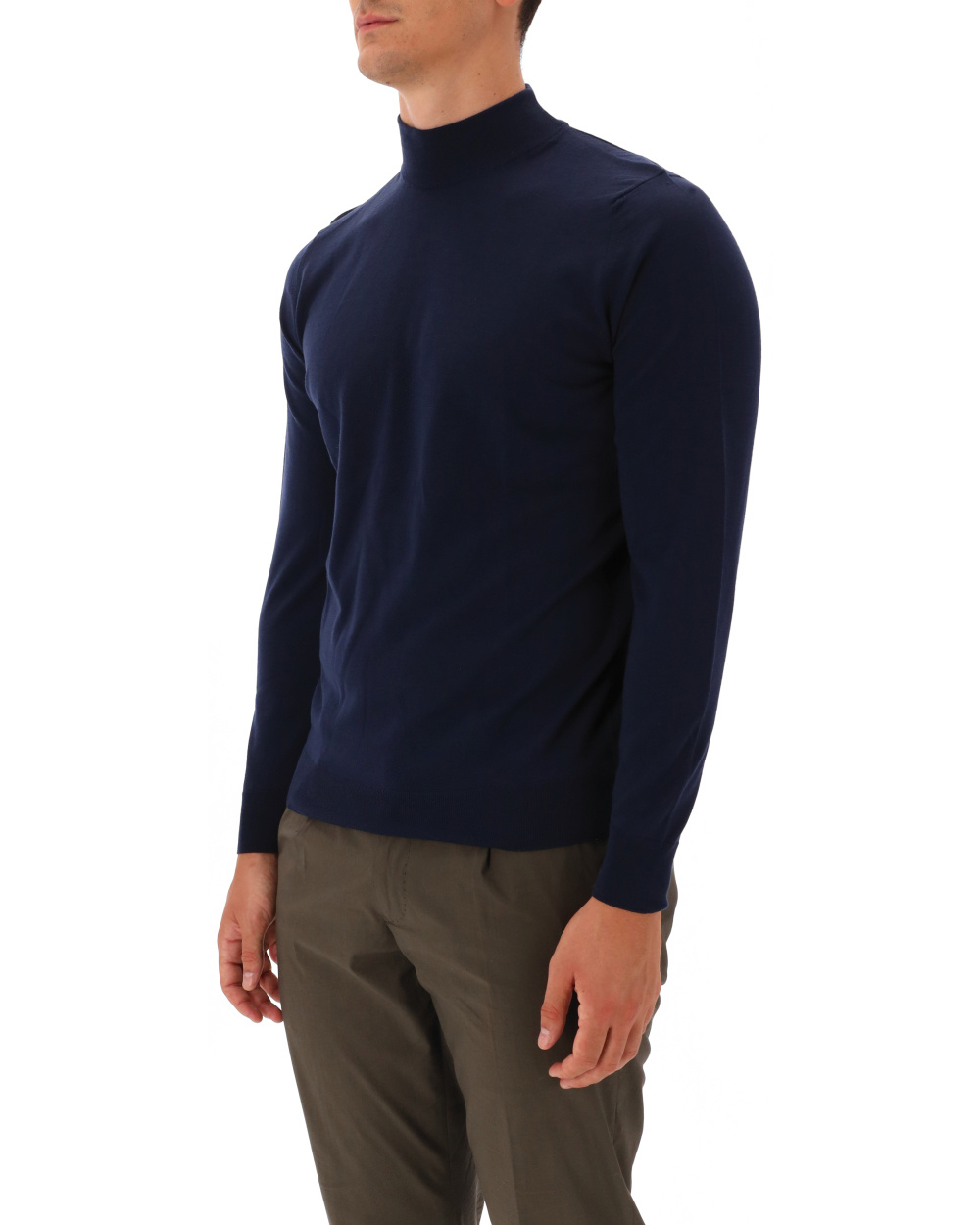 Drumohr Dolcevita Merino-wool Jumper In Black