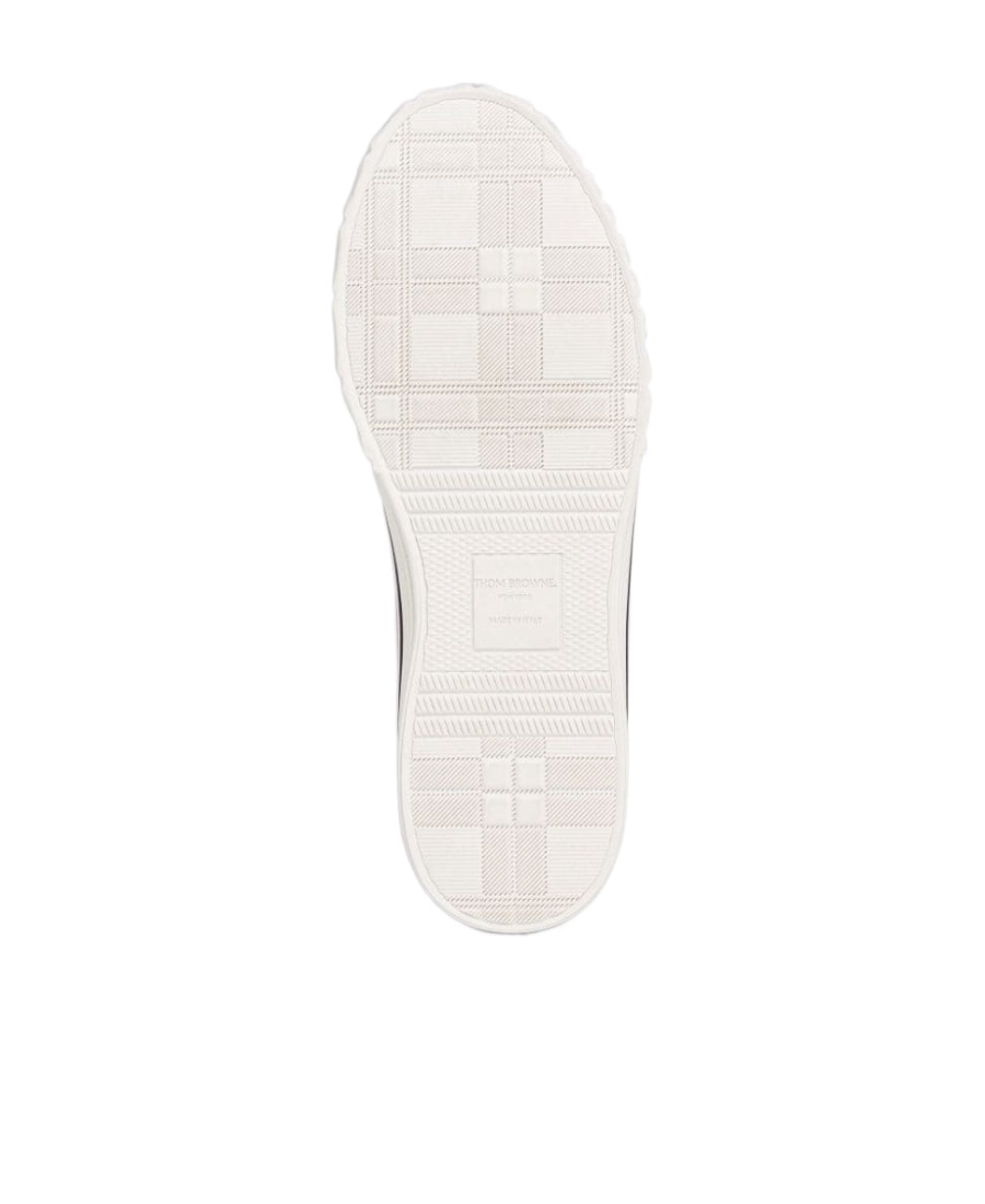 Thom Browne Collegiate High-top Sneakers In Gray