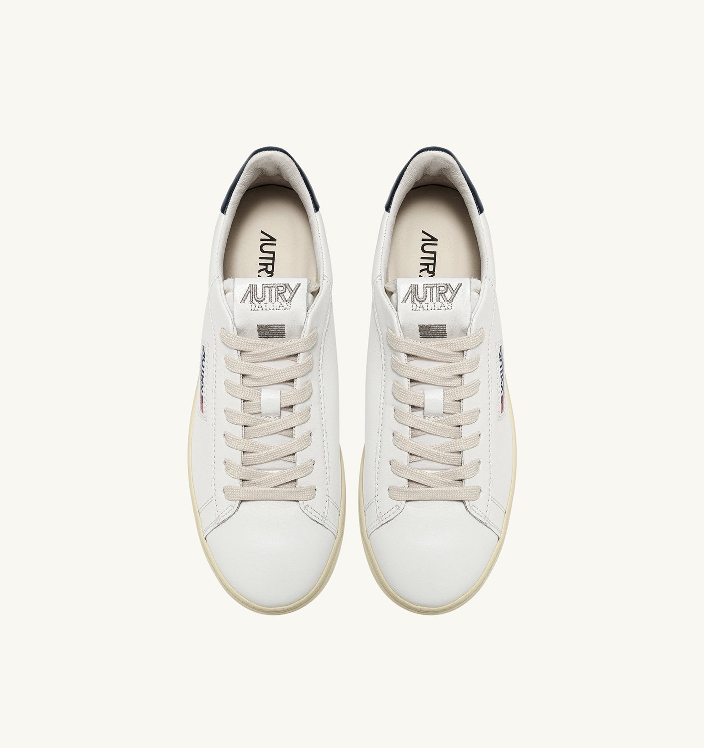 Autry Dallas Low-top Sneakers In White
