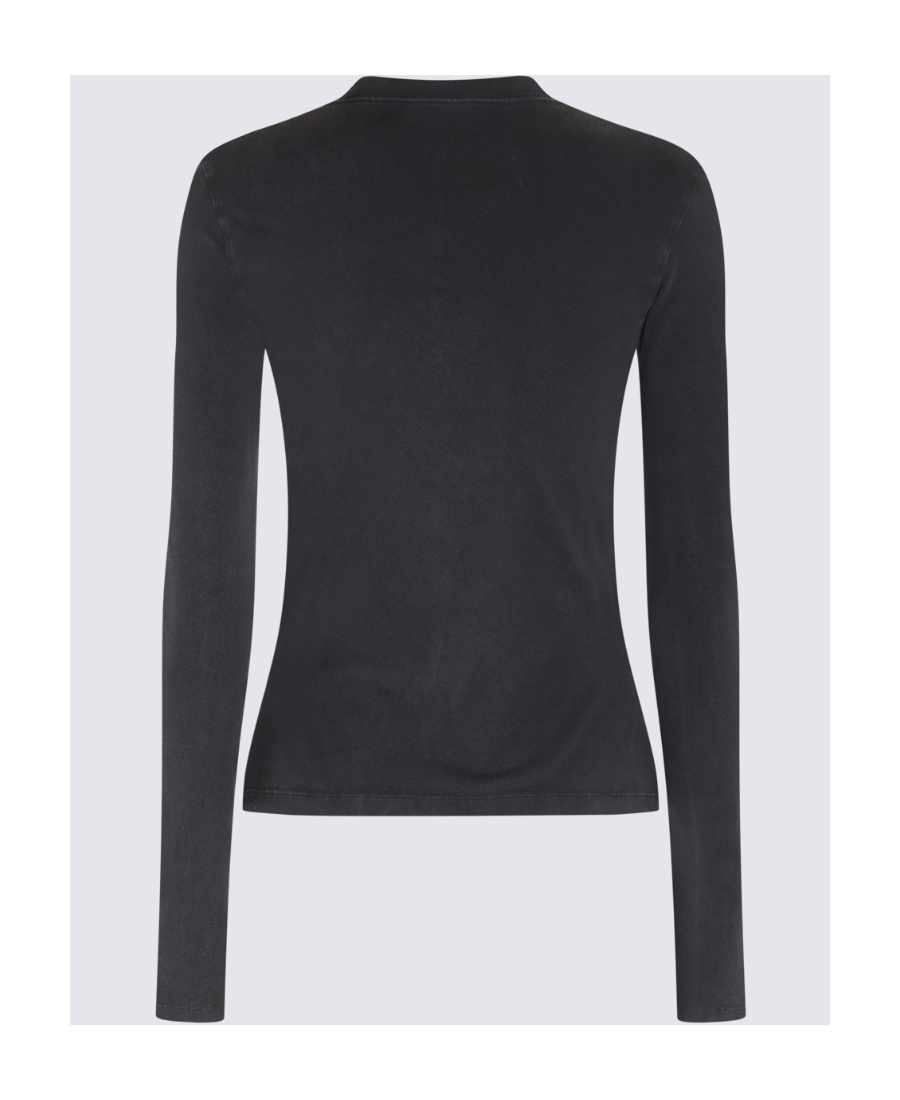 Versace Logo-print T-shirt In Black
