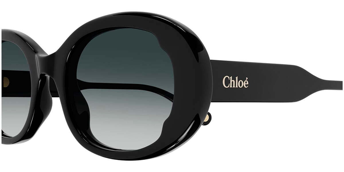Chloé Lilli Round-frame Sunglasses In Black