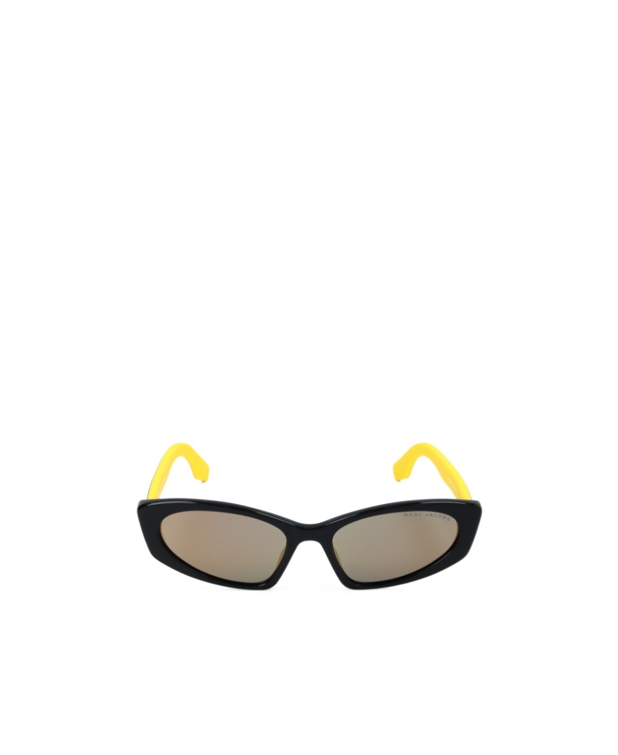 Marc Jacobs Logo Sunglasses In Nude