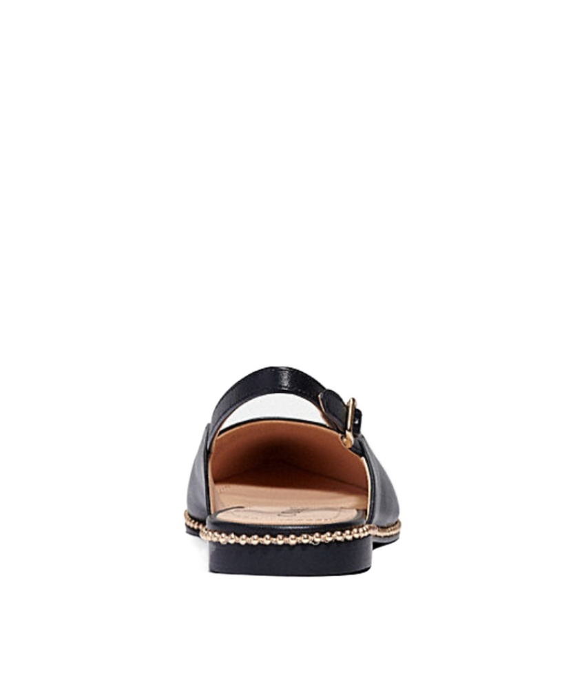 Coach Pointed Flat Shoes In Black
