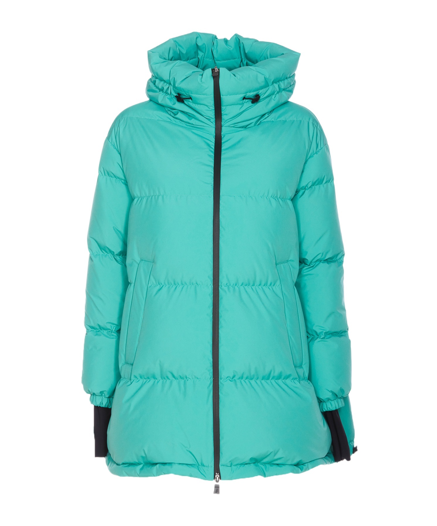 Herno Gore-tex Infinium Windstopper Laminar Down Jacket In Green