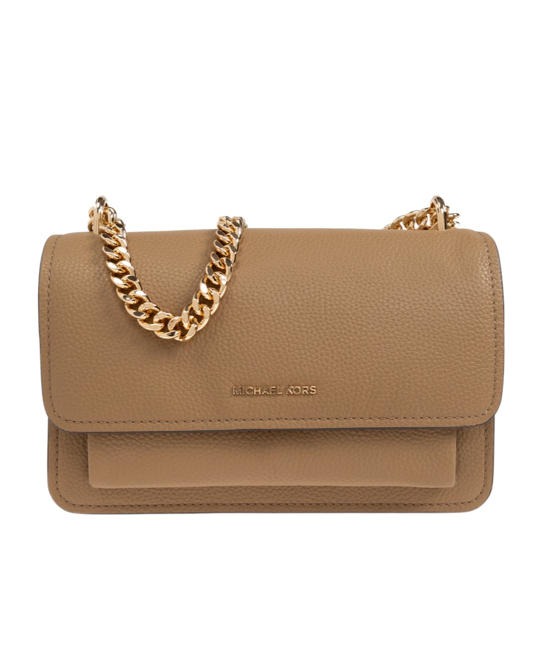 Shop Michael Kors Claire Shoulder Bag In Brown