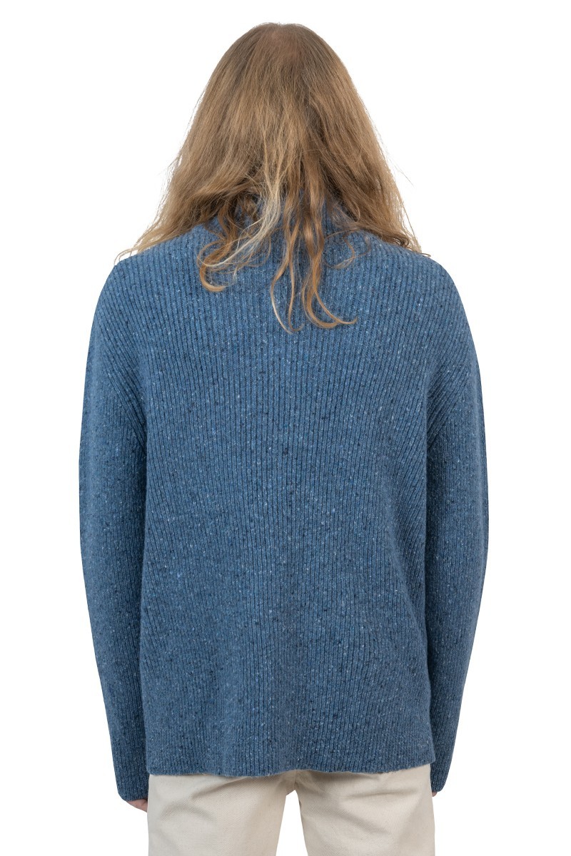 Apc Semi-zipper Sweater In Blue