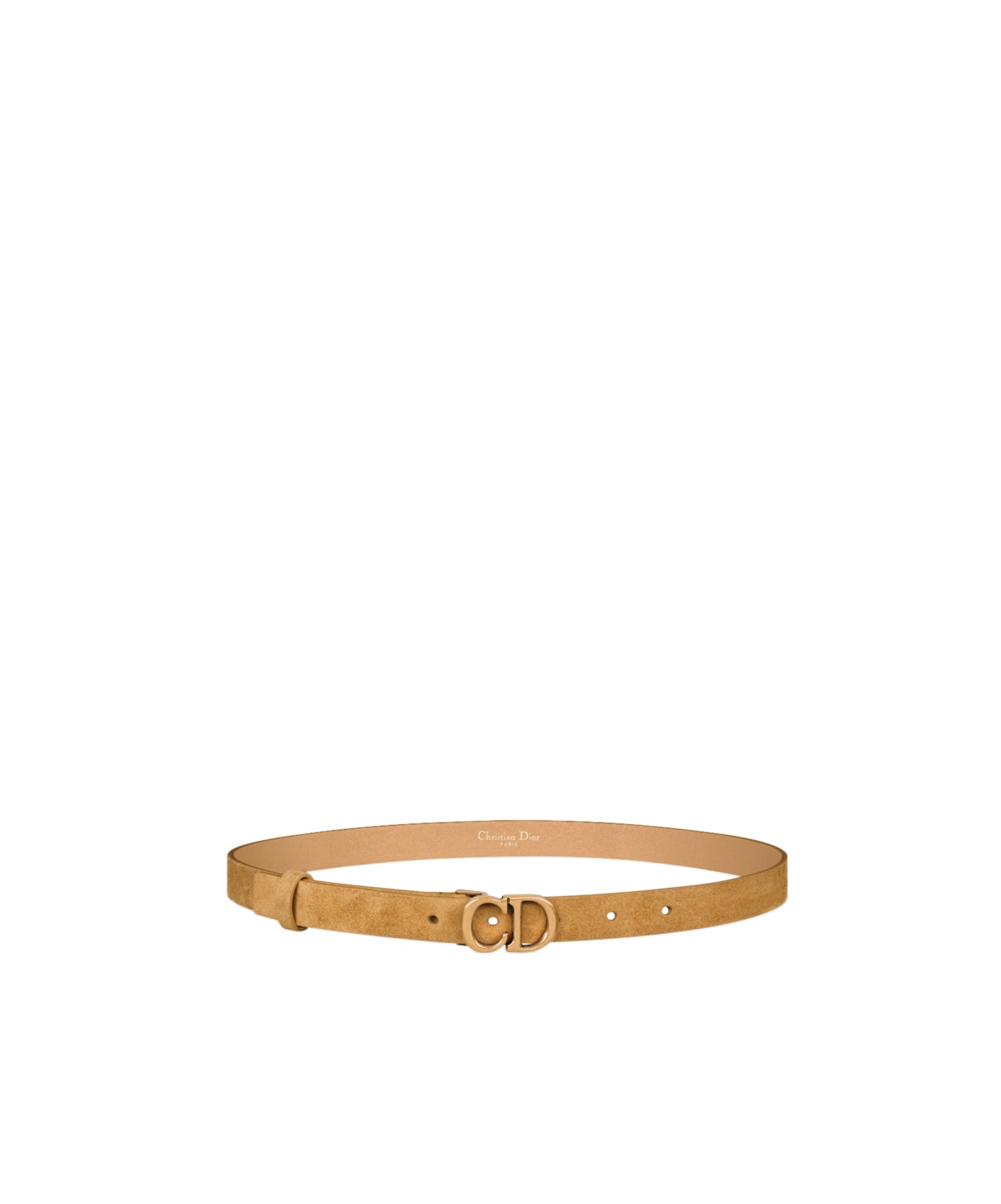 Dior Saddle Belt In Brown