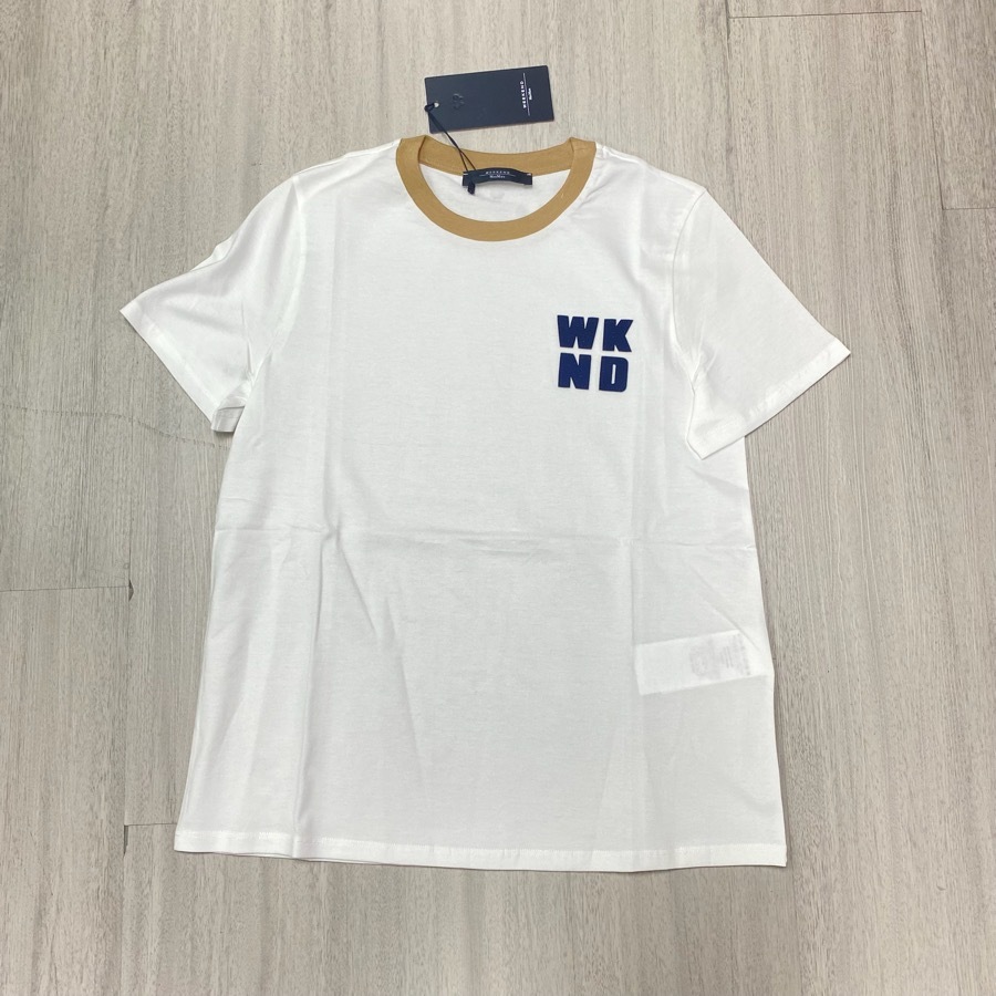 Weekend Max Mara Short-sleeved T-shirt In White