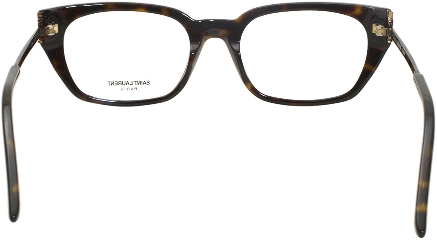 Saint Laurent Logo Flat Mirror In Black