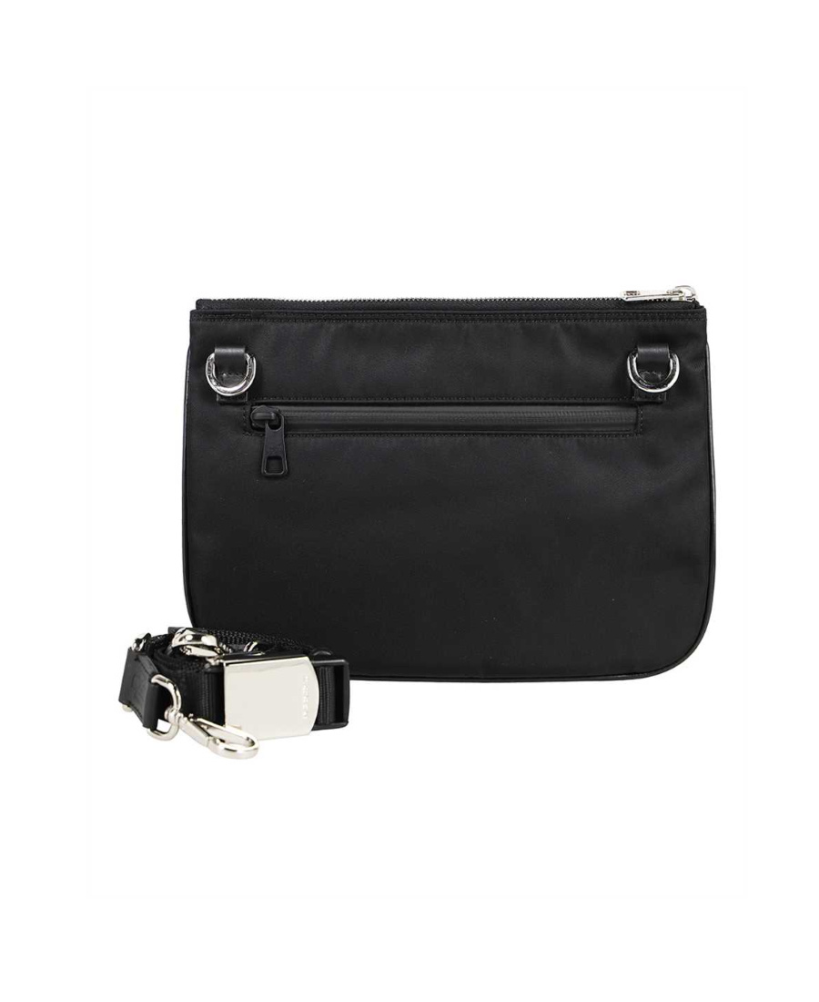Neil Barrett Thunderbolt Shoulder Bag In Black