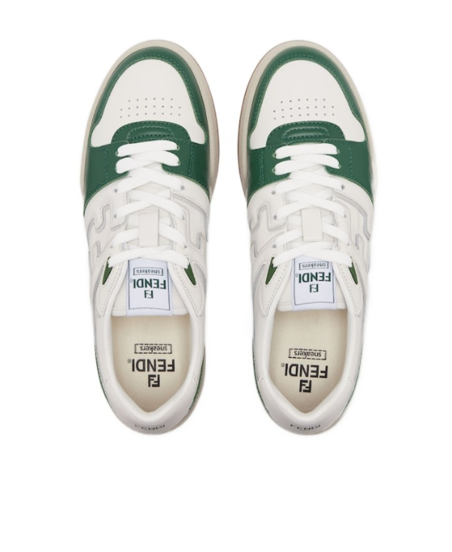 Fendi X Stefano Pilati Match Sneakers In White