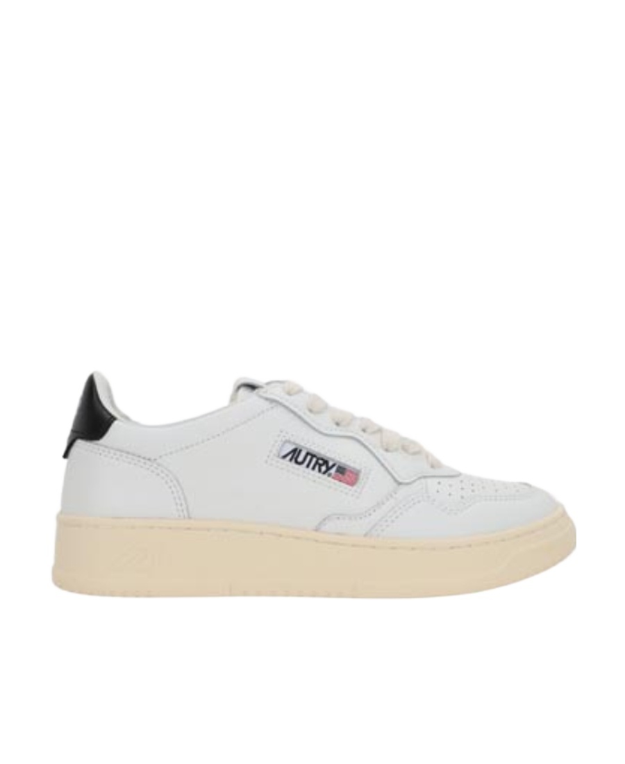 Autry Tie Low-top Sneakers In White
