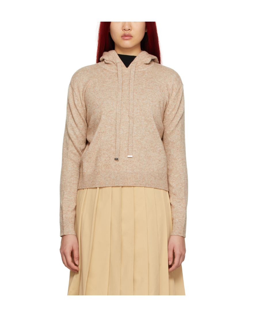 Hugo Boss Samanthat Hooded Hoodie In Nude