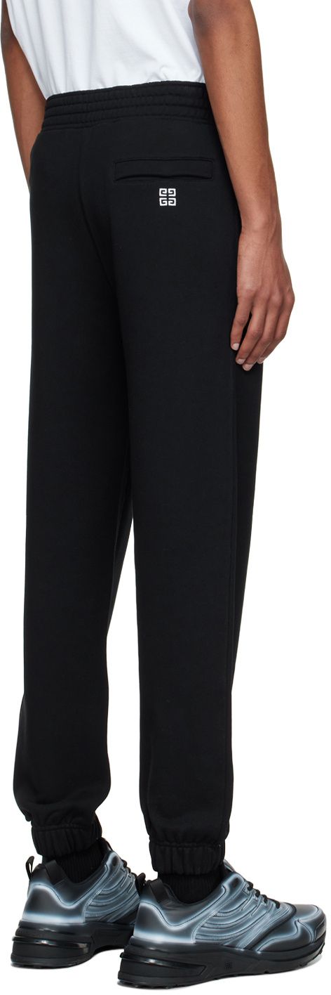 Givenchy Logo-embroidered Tapered Sweatpants In Black