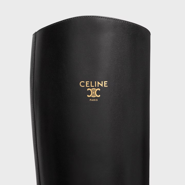 Celine Anais Riding Boot In Calfskin In Black