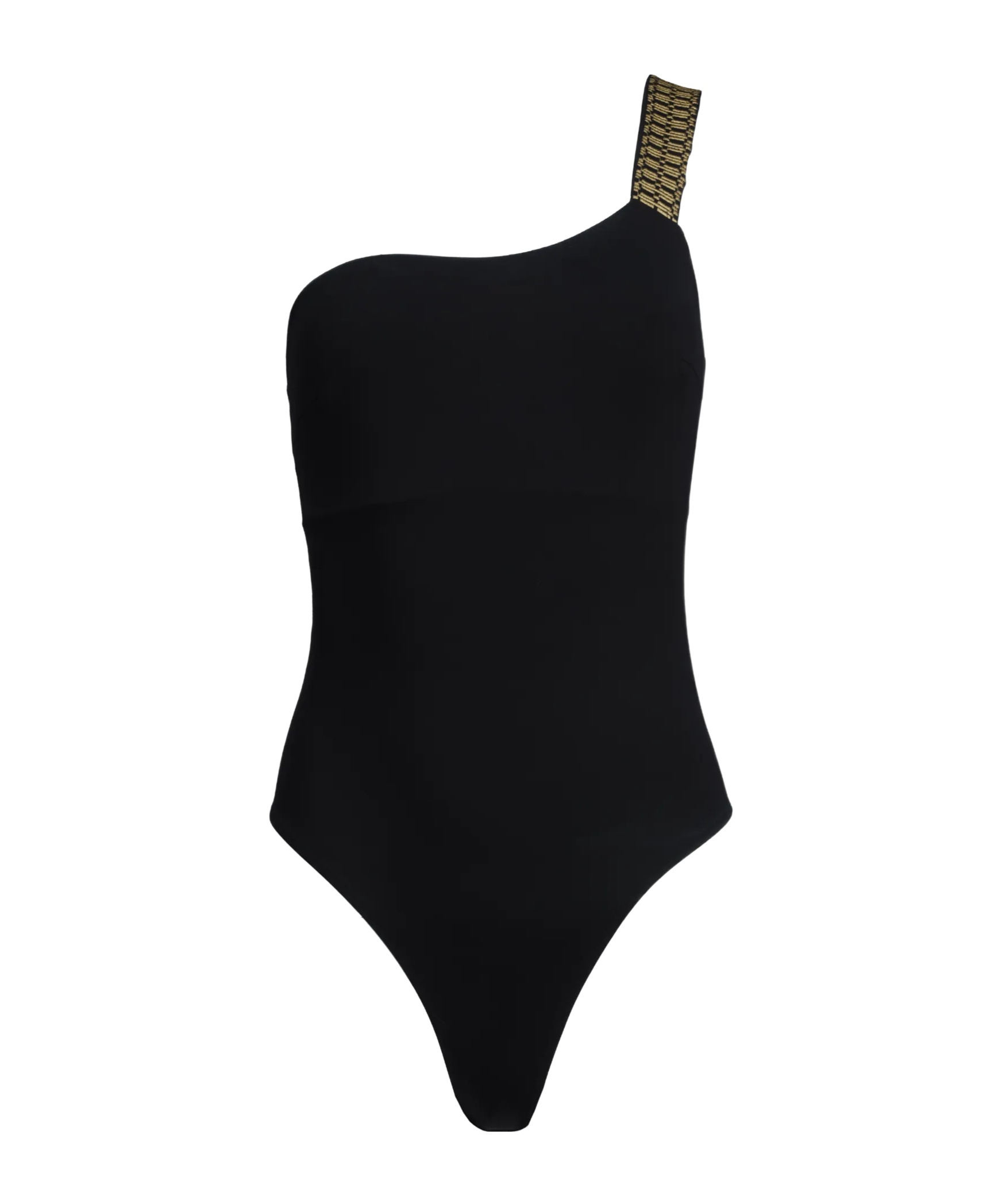 Zeusdione One Shoulder Swimsuit In Multi