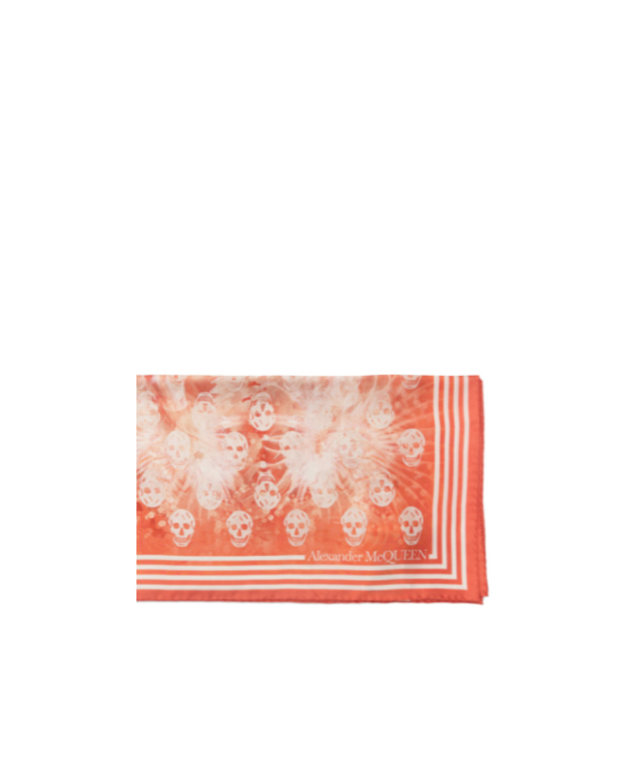 Alexander Mcqueen Skull-pattern Scarf In Pink