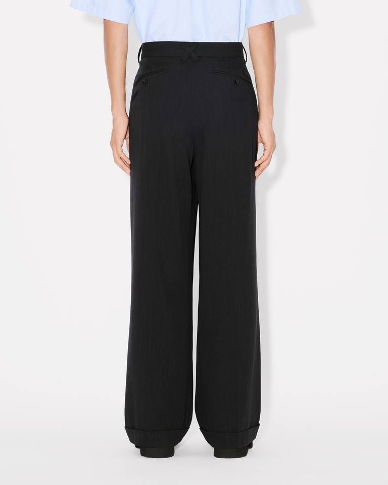 Kenzo Tailored Pants In Viscose And Virgin Wool