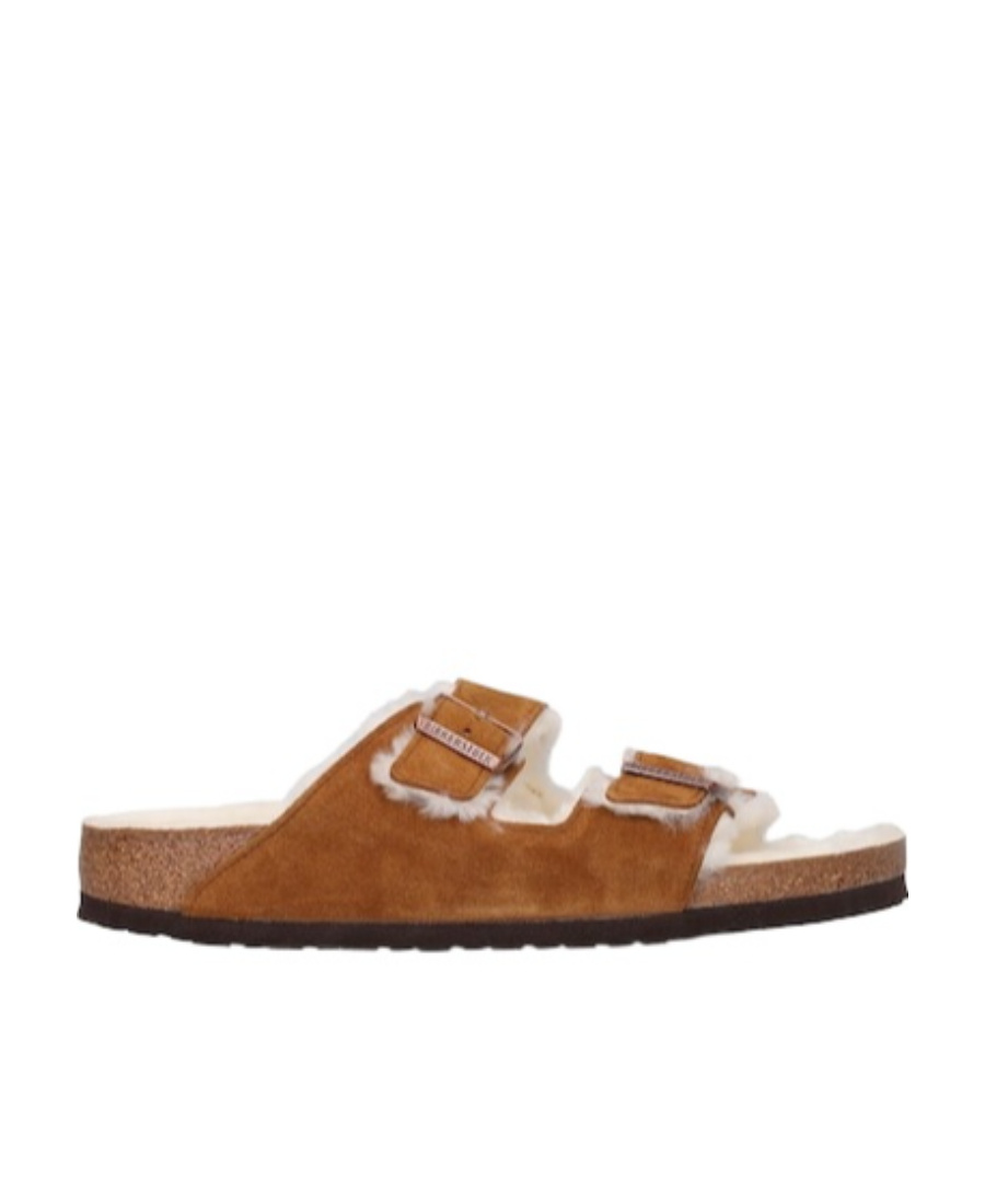 Birkenstock Arizona Sandals - Sherling - Leather