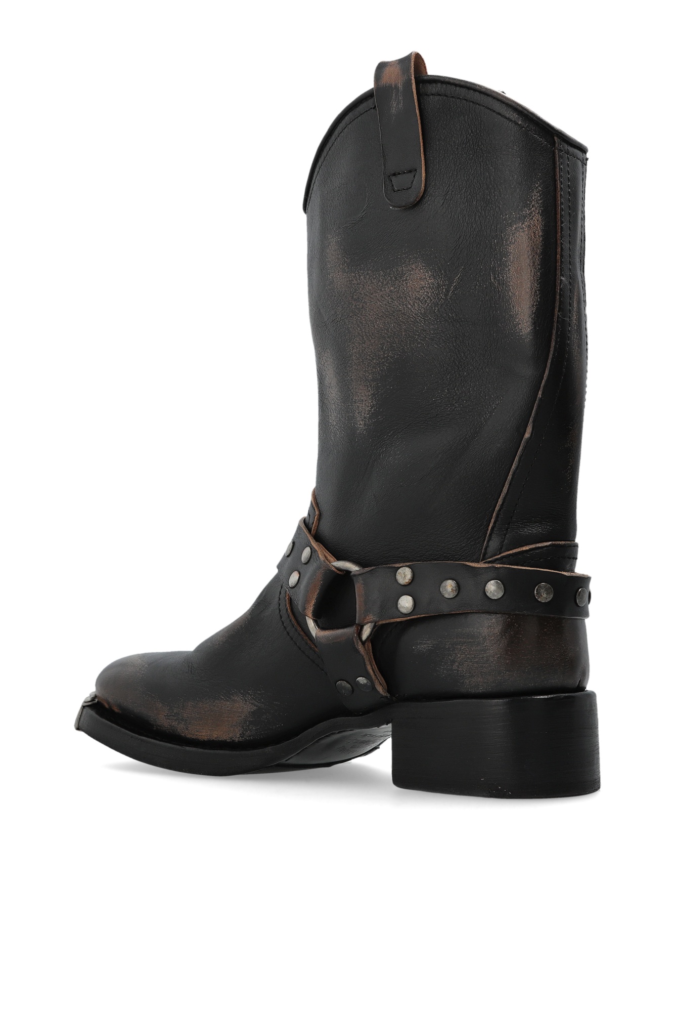 Dsquared2 Round-toed Boots In Brown