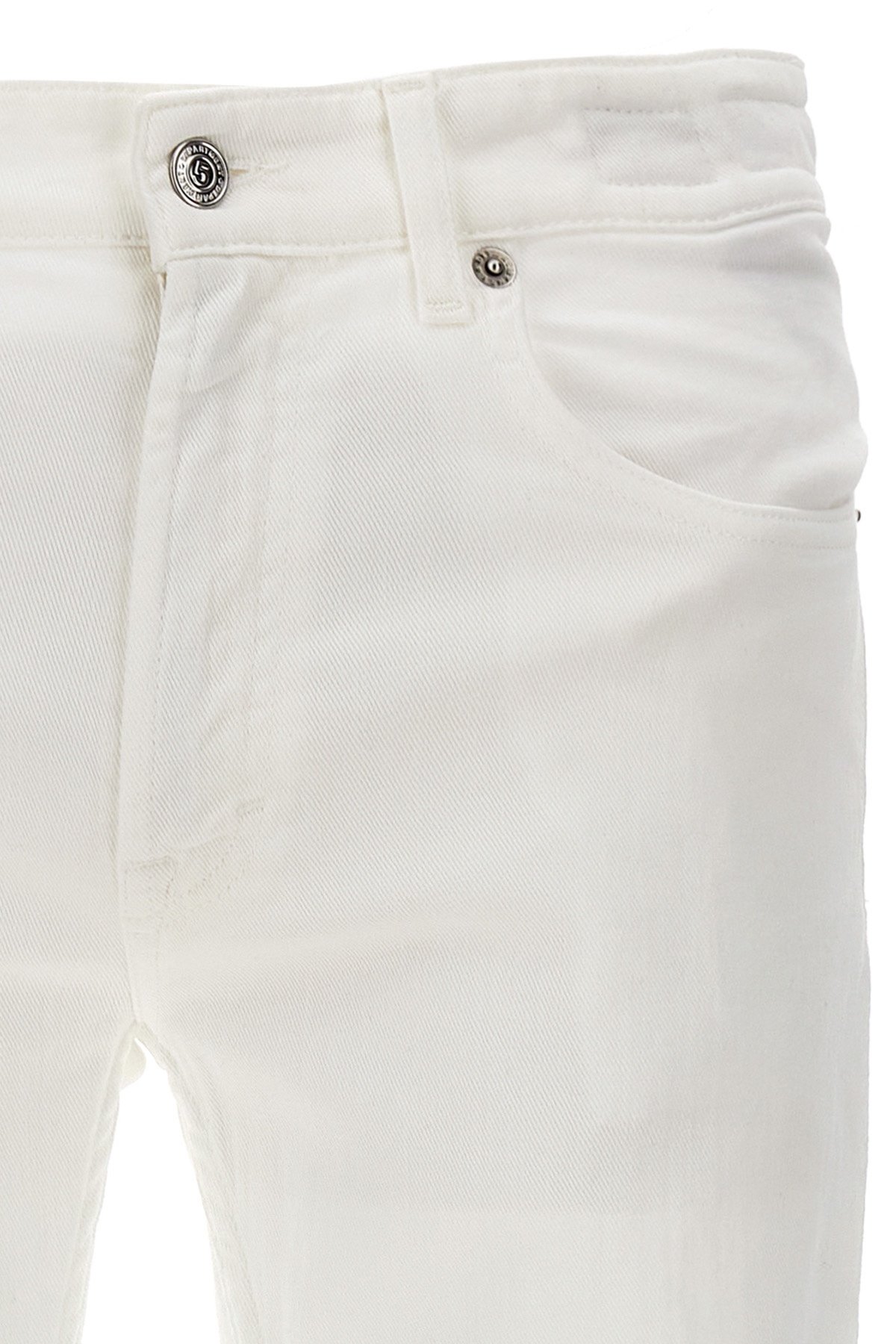 Department 5 Skeith Stretch Denim Jeans Zip In White