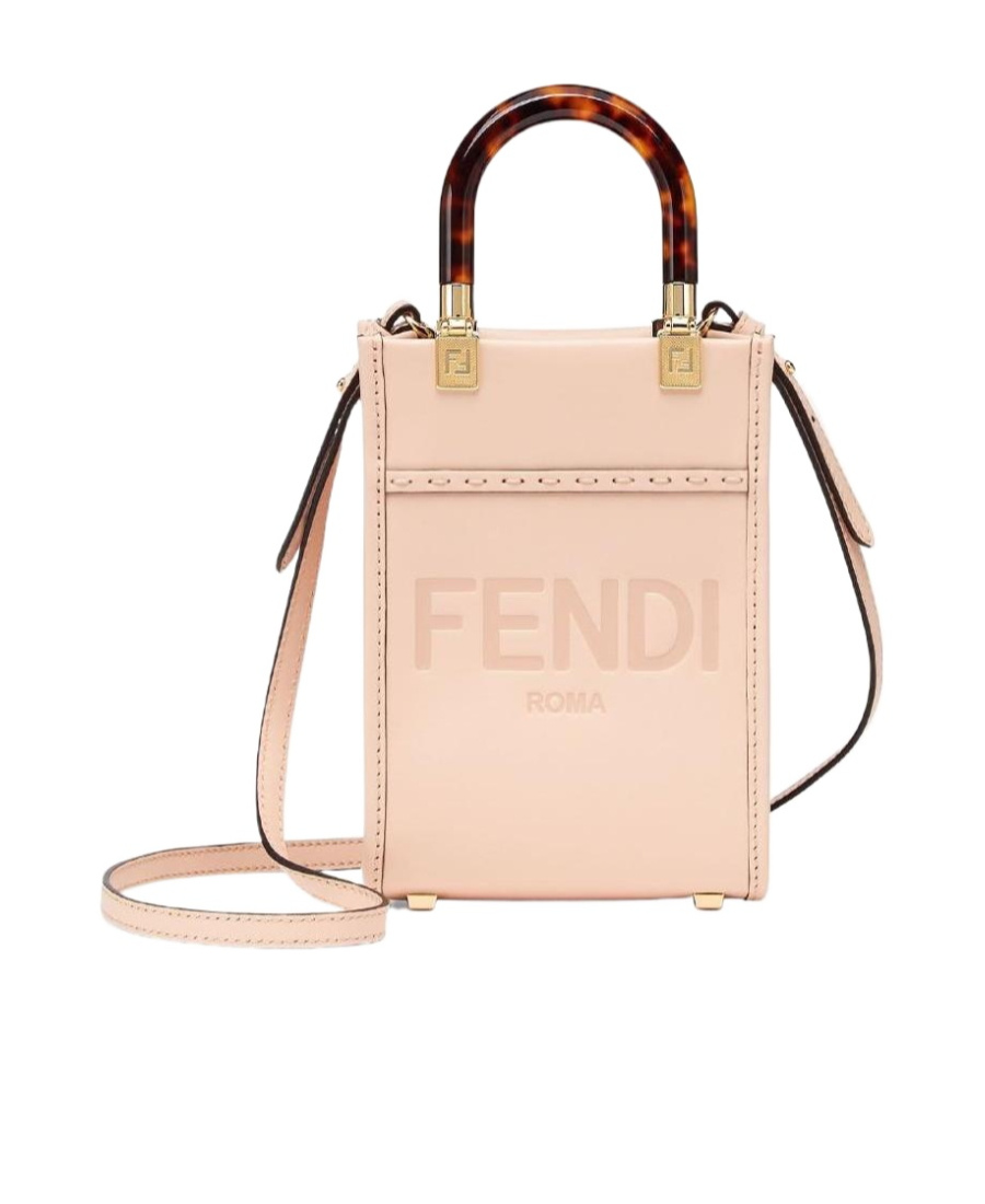 Fendi Mini Sunshine Tote Bag In Pink
