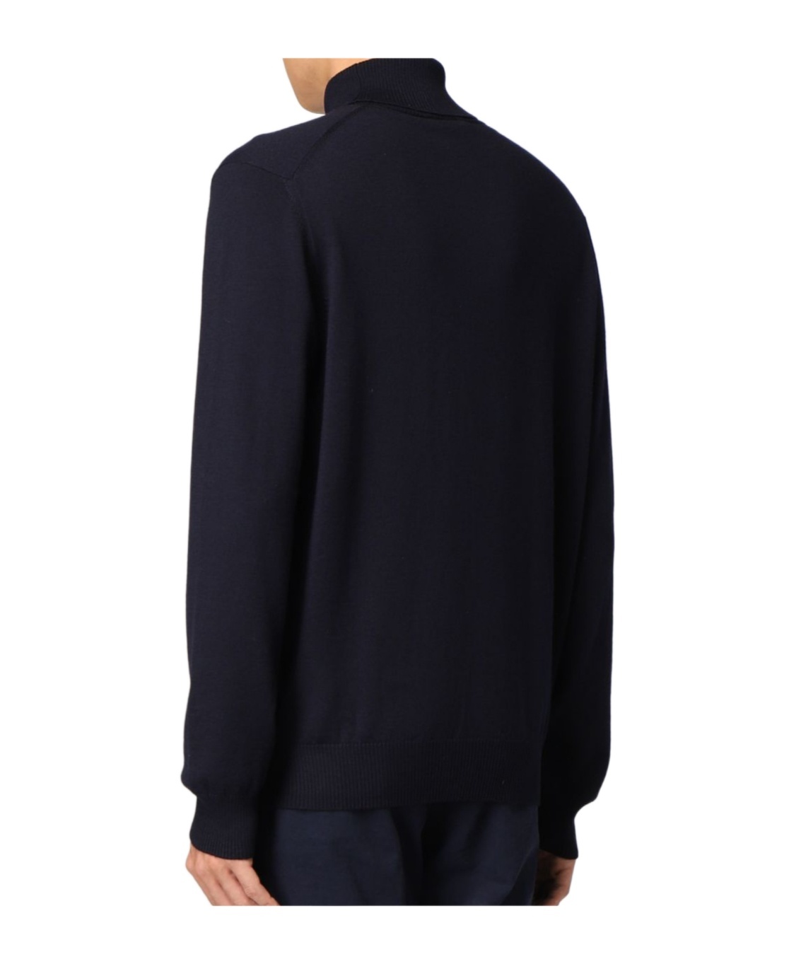 Fay High-collar Turtleneck Sweater In Black
