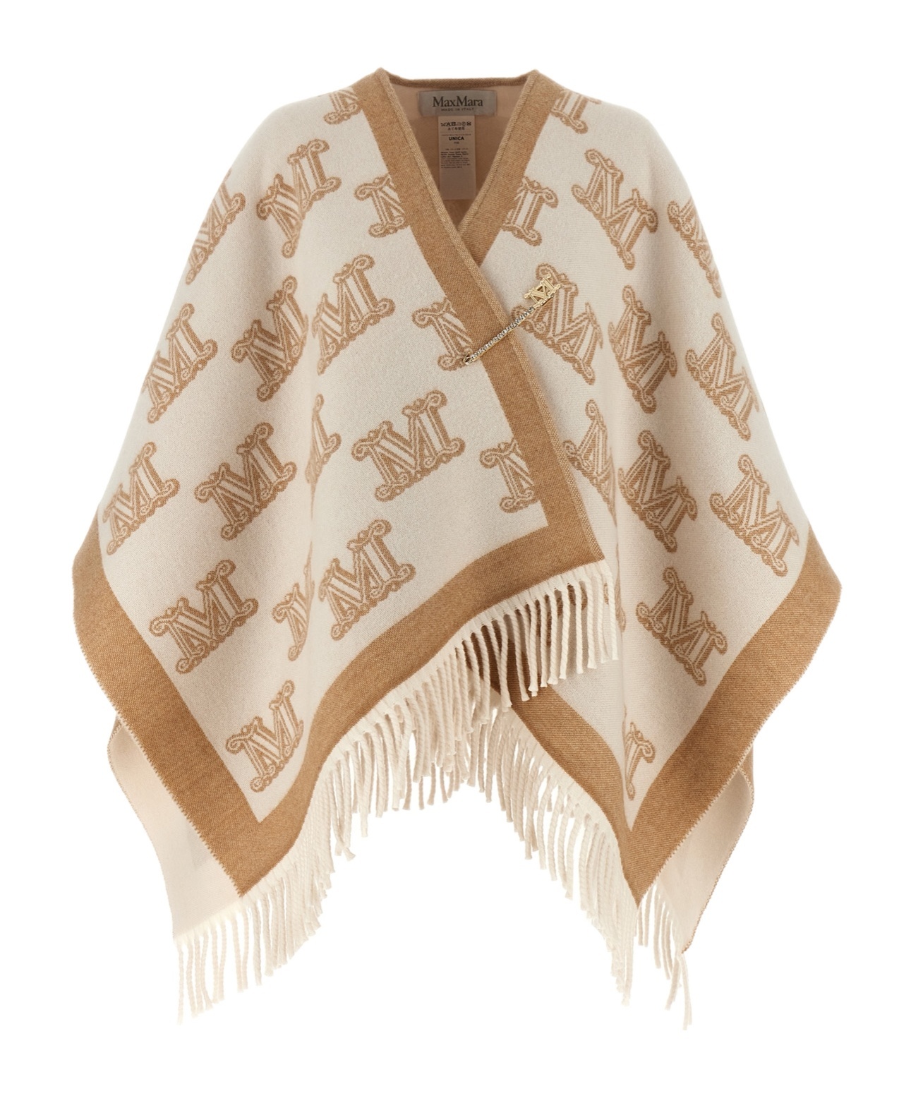 Max Mara Frinestd Cape In Nude