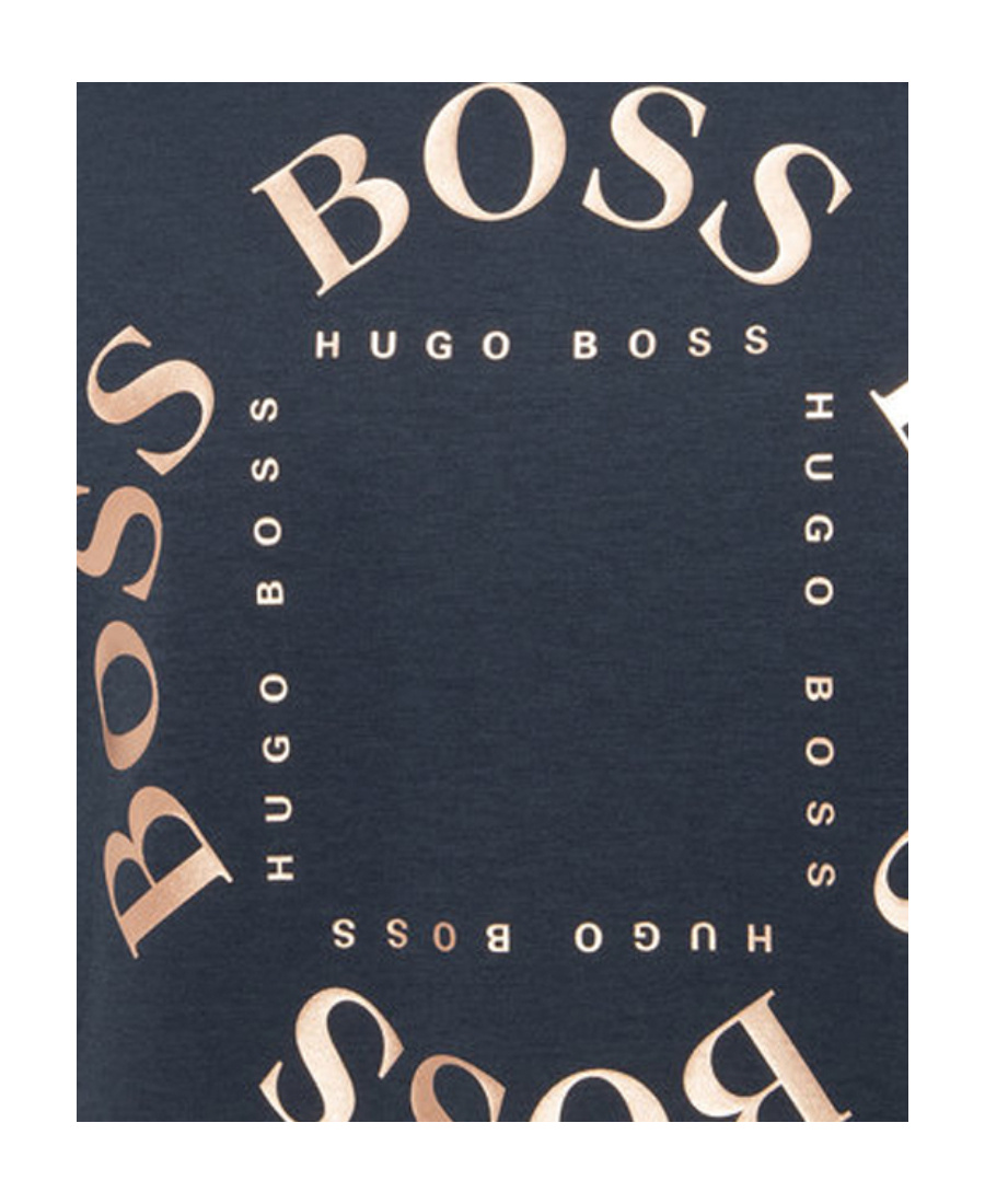 HUGO BOSS ROUND-NECKED LOGO SWEATER 