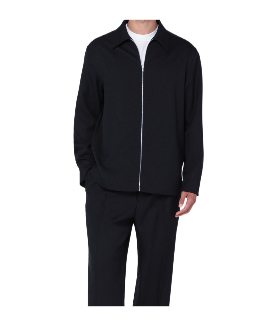 Jil Sander Midnight Blue Lightweight Jacket In Technical Gabardine In Multi