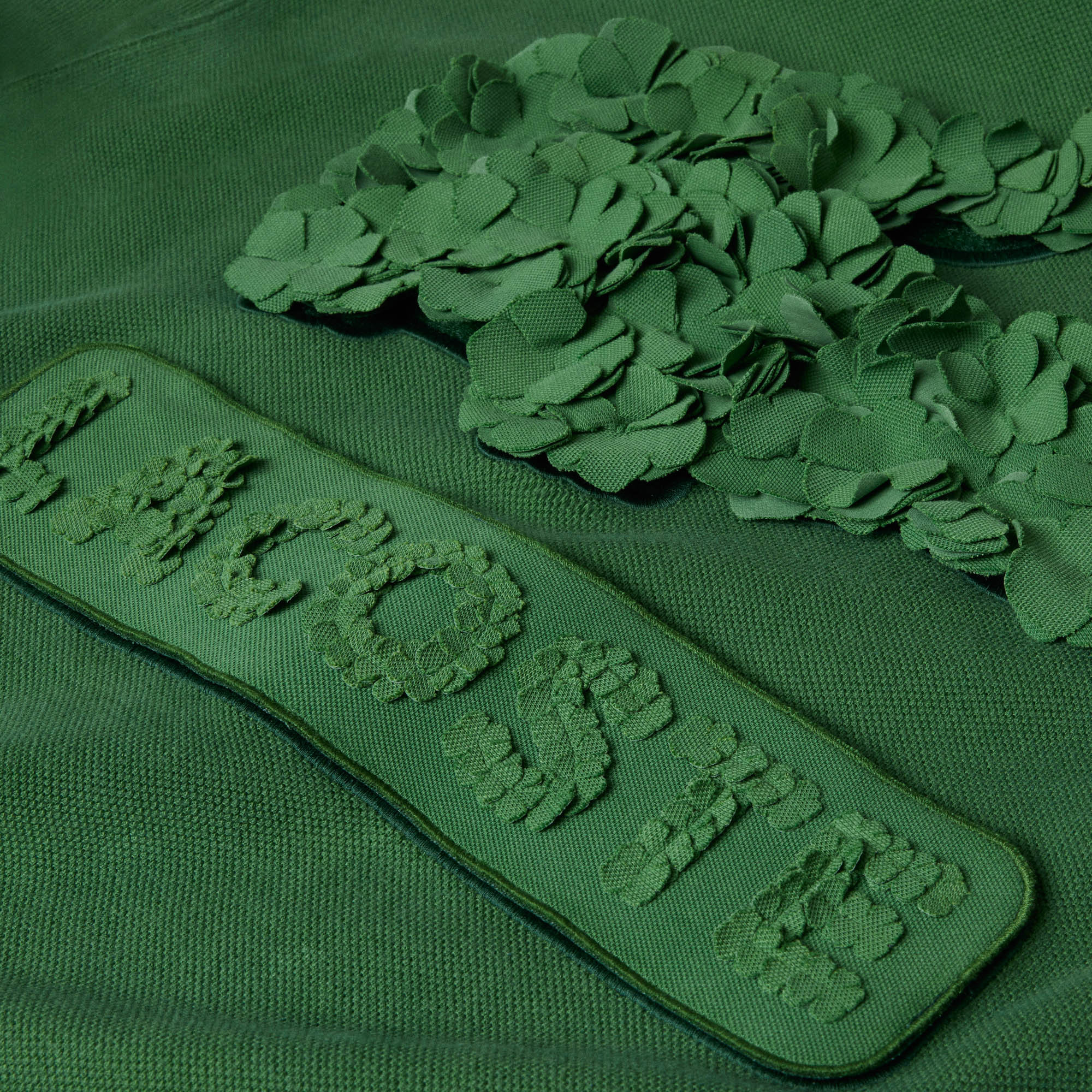 Lacoste Embroidered Hoodie In Green