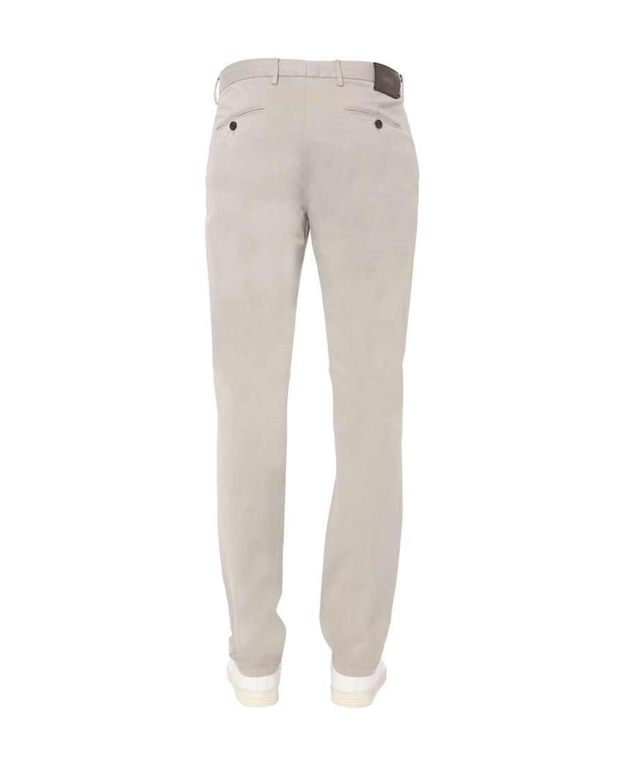 Shop Zegna Mid-rise Straight-leg Chinos In White