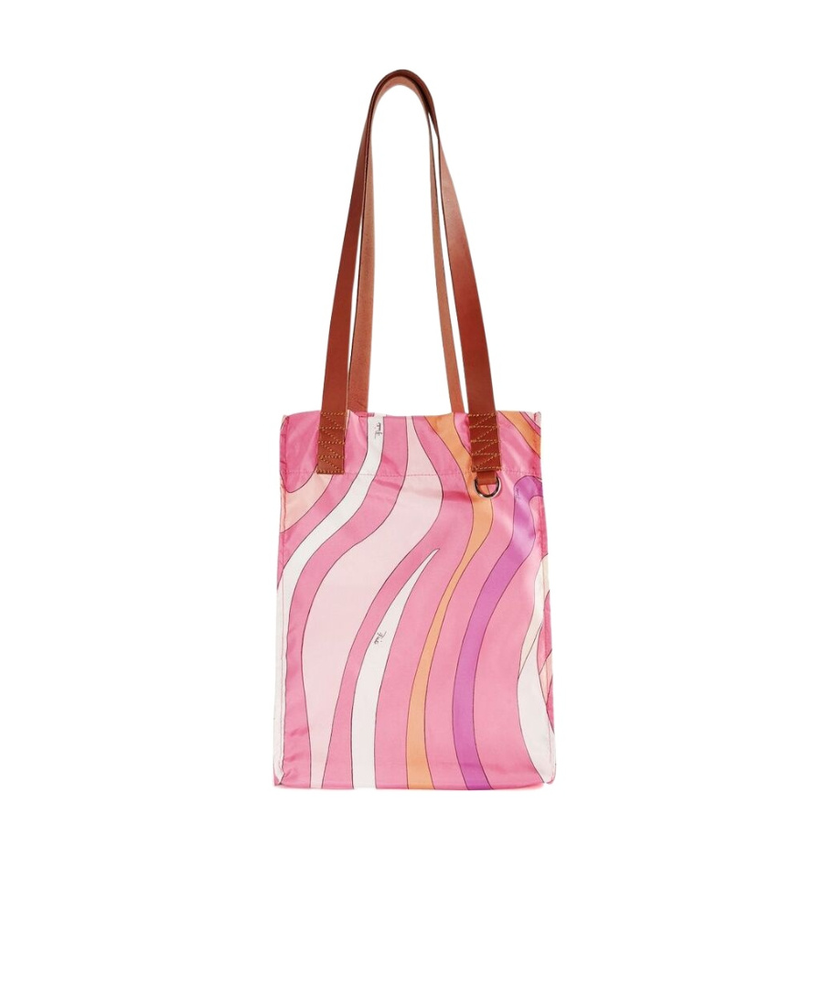 Pucci Marmo-print Tote Bag In Pink