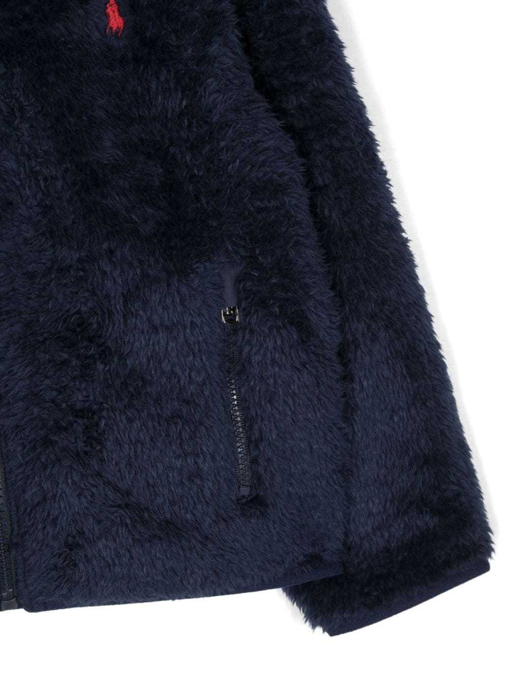 Polo Ralph Lauren Polo Pony Faux-fur Jacket In Black