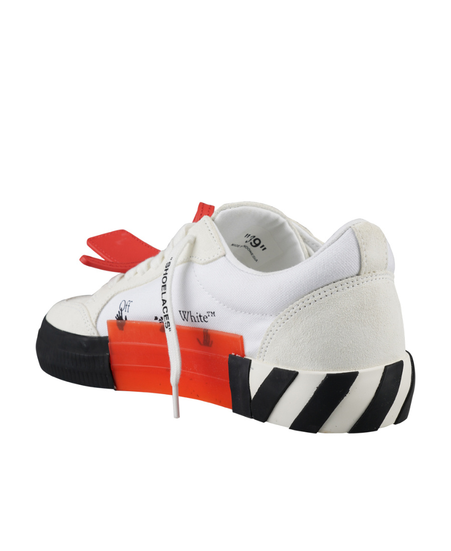 Off-white Vulcanized Low-top Sneakers In White