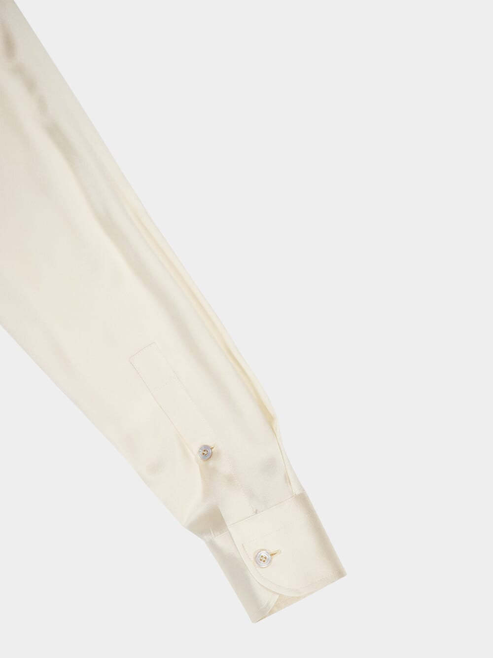 Shop Tom Ford Silk Shirt In White