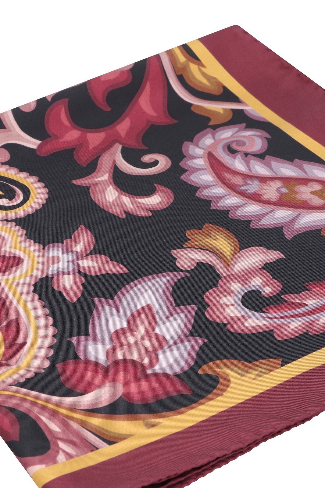 Etro Paisley-print Silk Scarf In Multi
