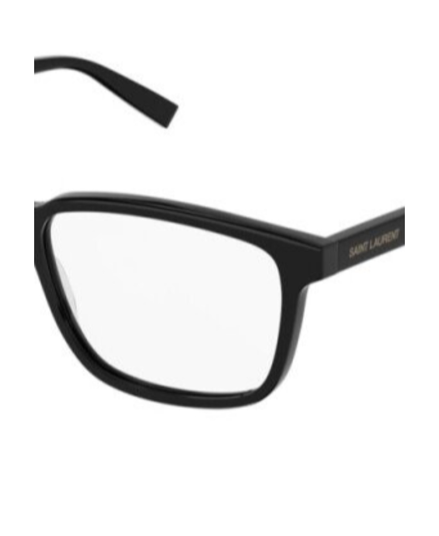 Saint Laurent Eyewear Rectangle Frame Glasses In White
