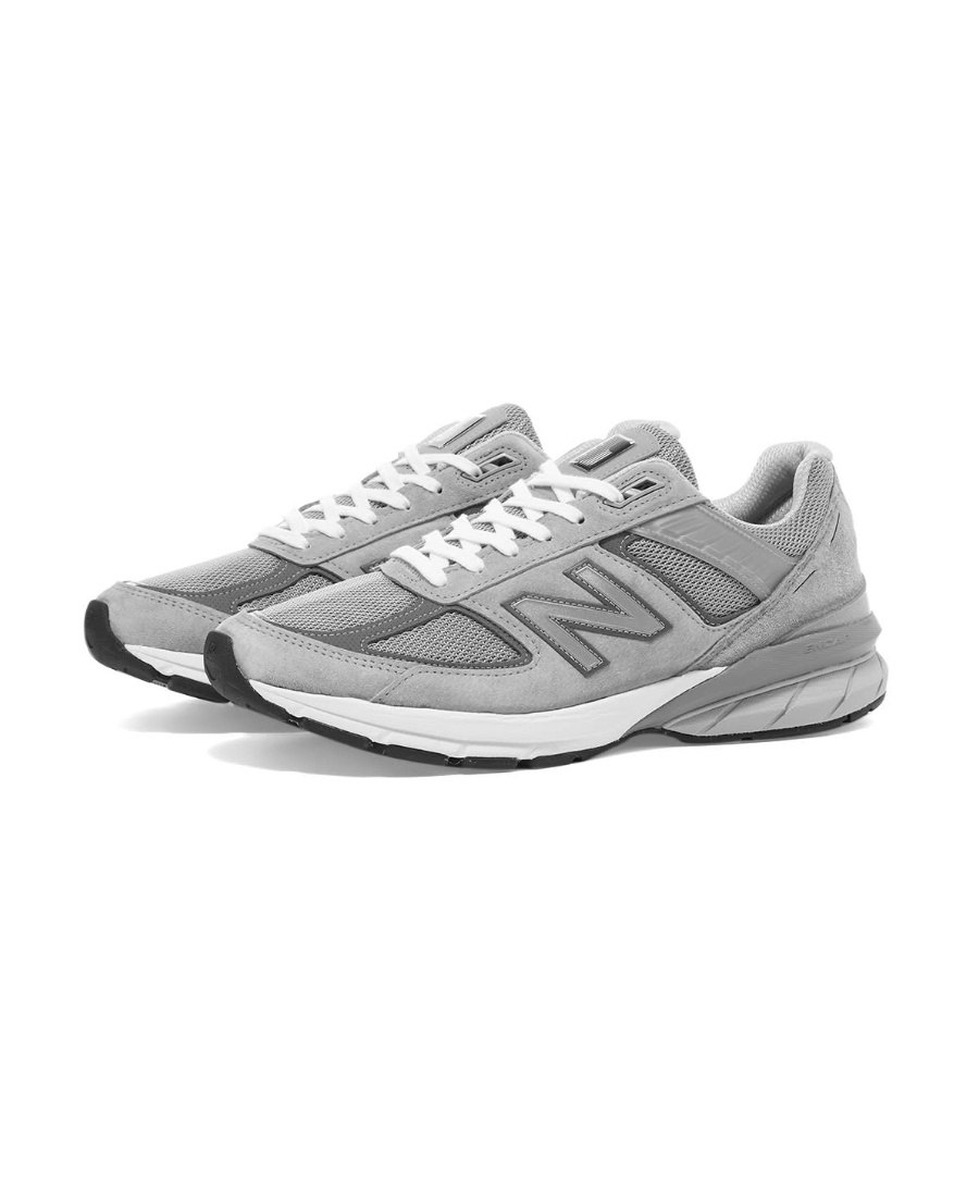 Shop New Balance Logo Casual Sports Shoes In Gray