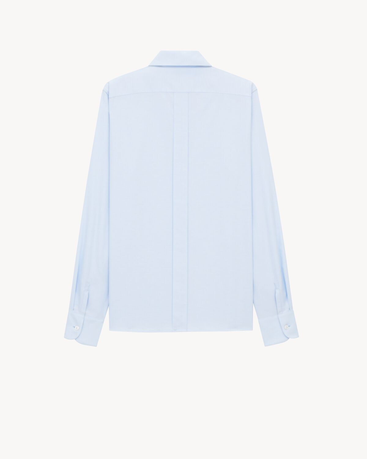 Saint Laurent Cassandre Oxford Shirt In Cotton In Blue