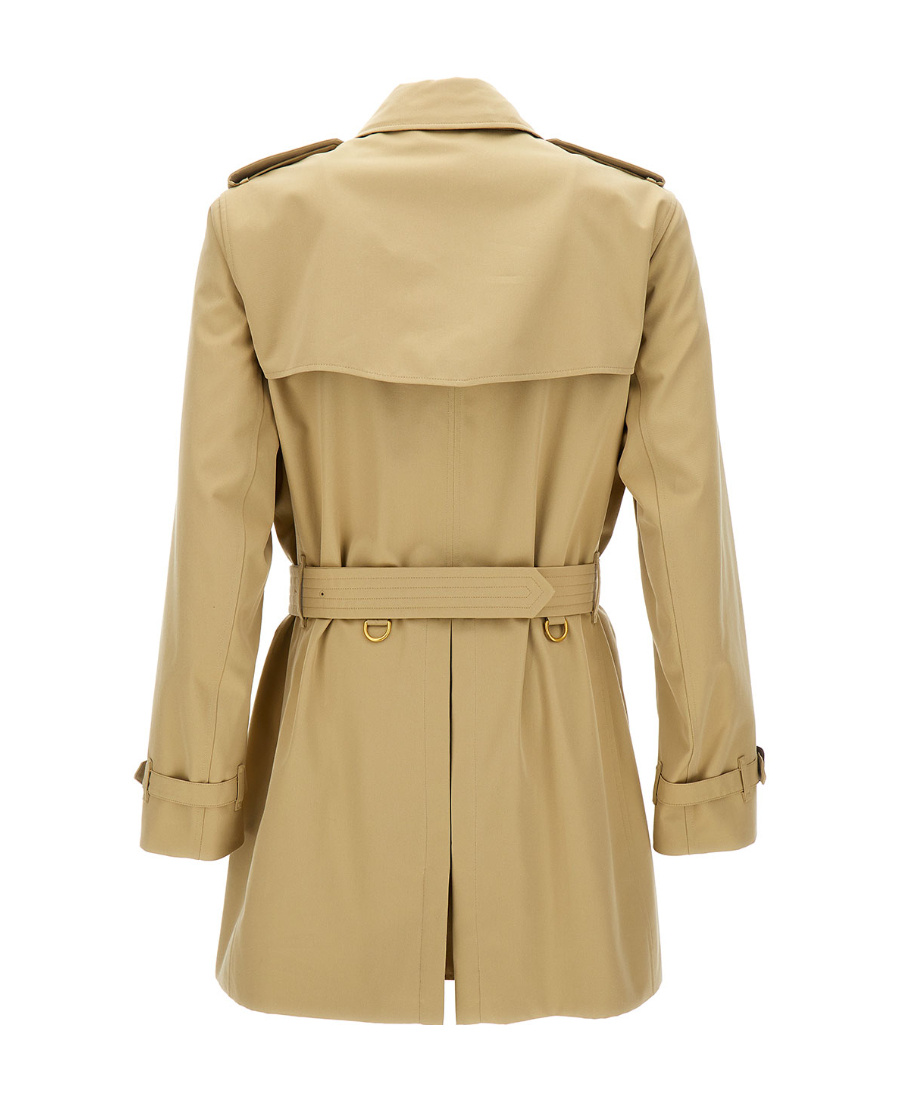Burberry Heritage The Kensington Beige Trench Coat In Nude
