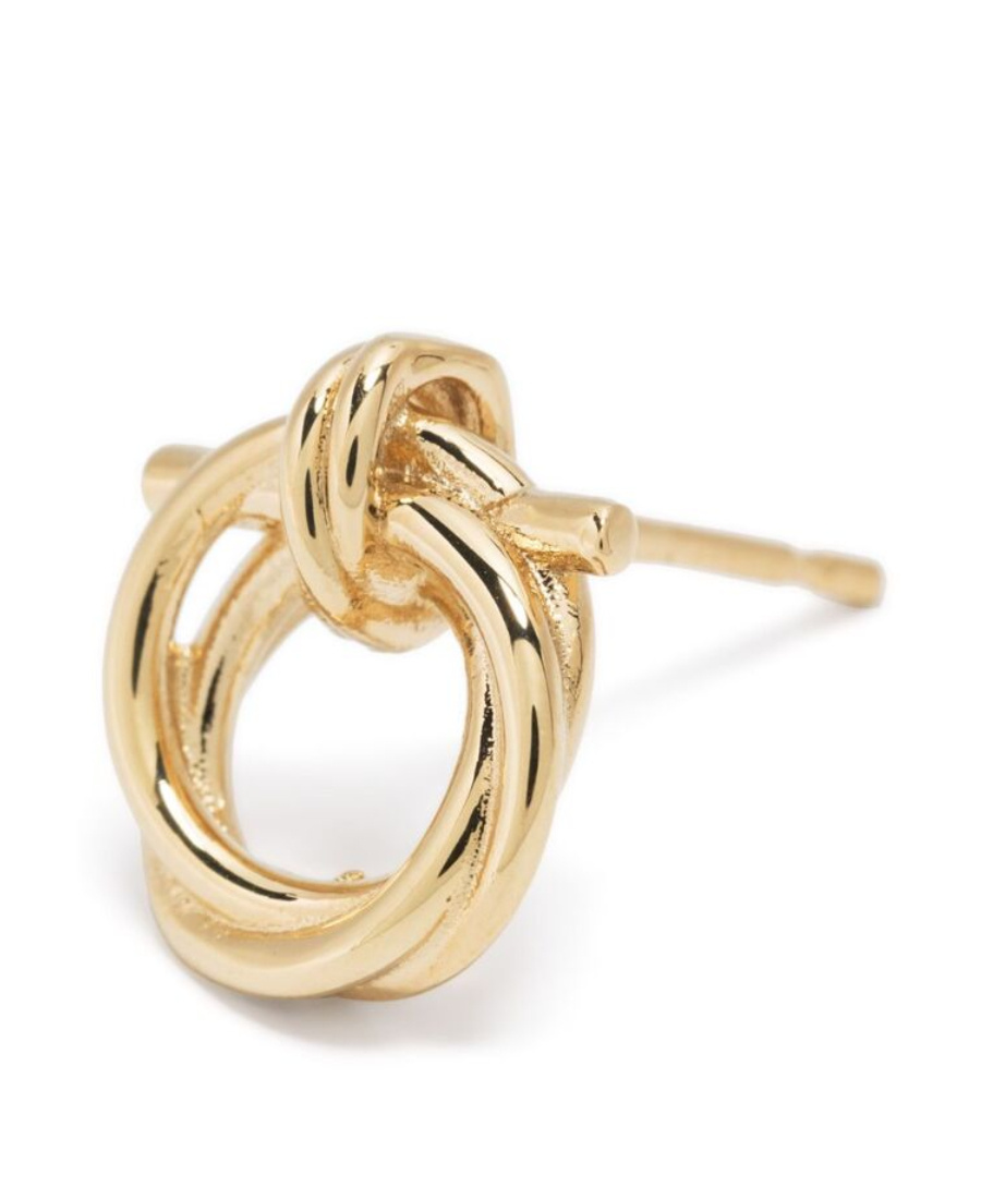 Ferragamo Gancini Earrings In Yellow