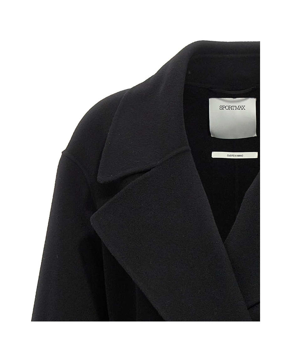 Sportmax Orense Wool And Cashmere Coat In Black
