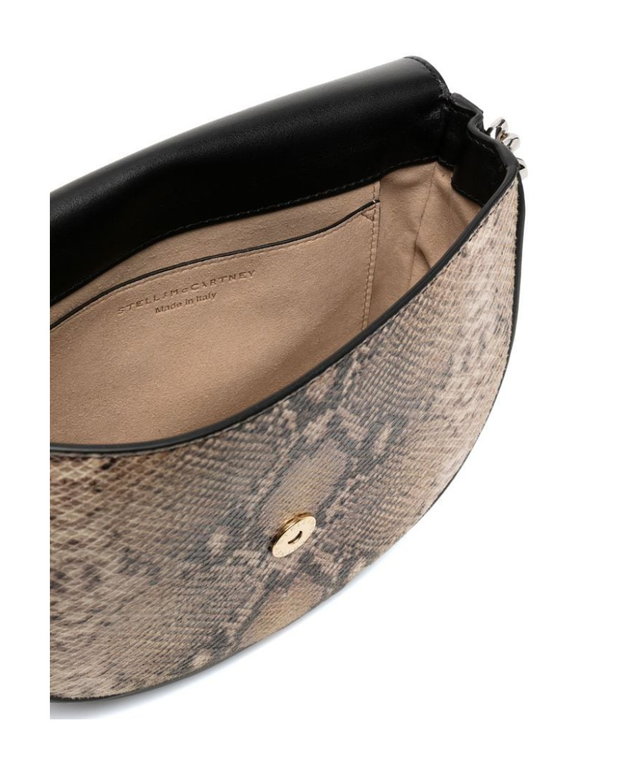 Stella Mccartney Frayme Foldover-top Shoulder Bag In Nude