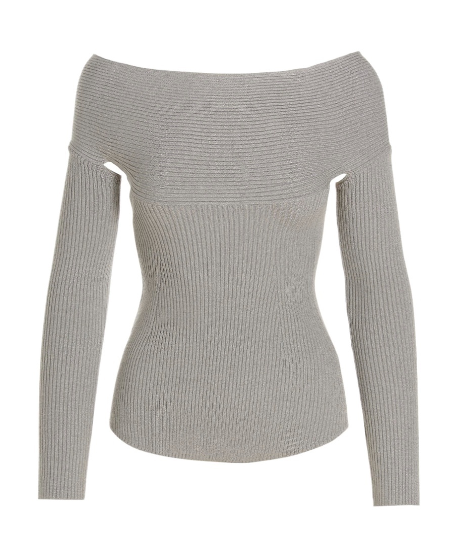 Khaite Salma Open-back Top In Gray