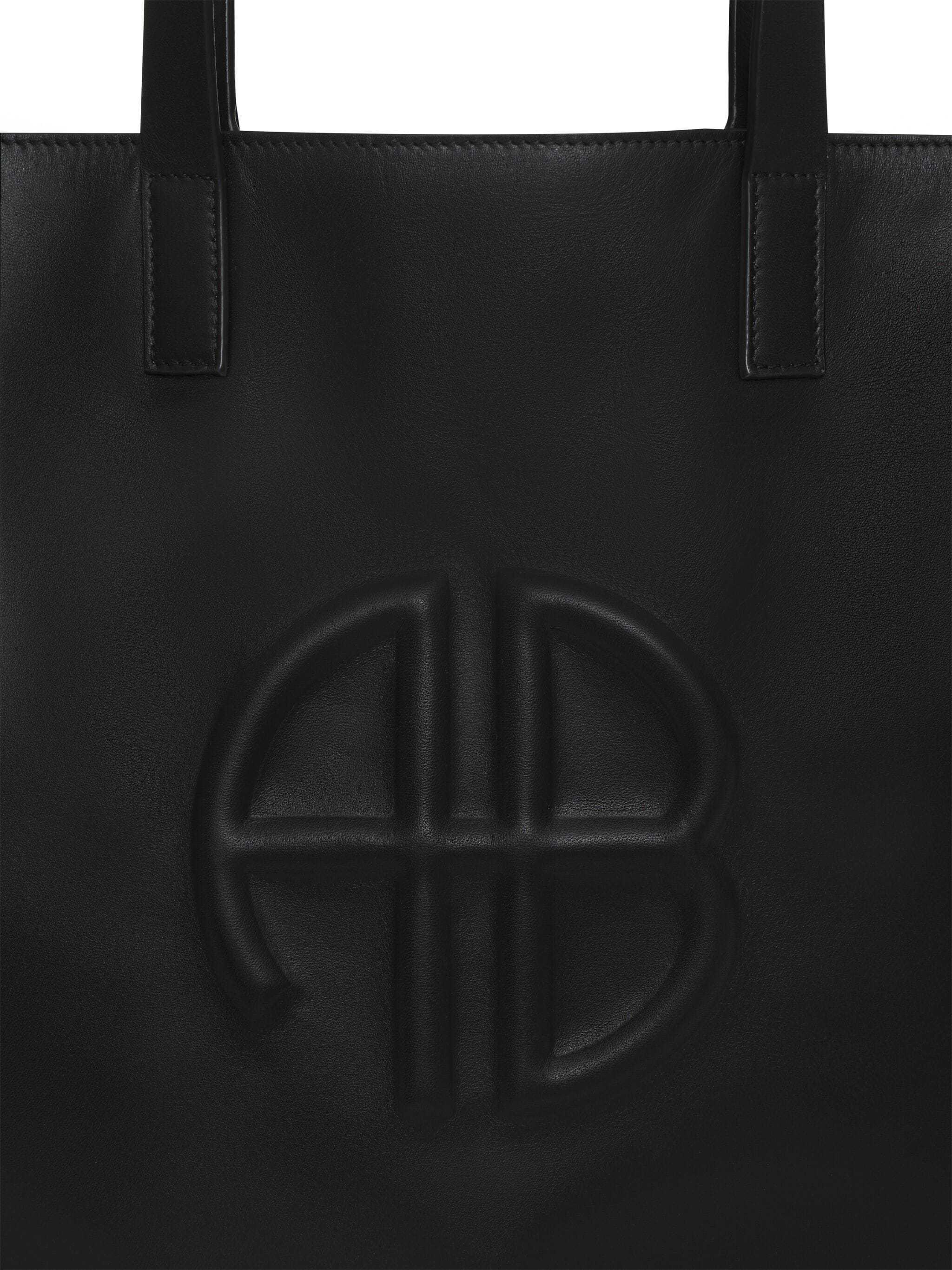 Anine Bing Palermo Leather Tote Bag In Black