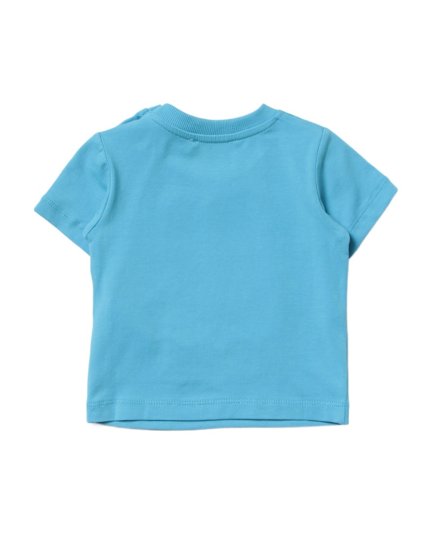 Moschino Logo Details Short-sleeved T-shirt In Blue